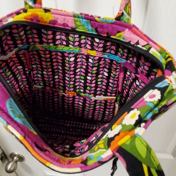 Vera bradley floral large bag tote va va bloom - Picture 2 of 6